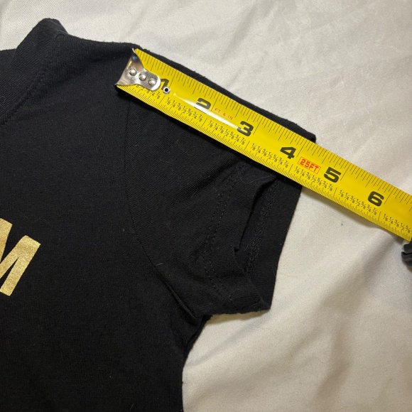 Harry Potter Girls Juniors Black T-Shirt 9 3/4 Platform Gold Metallic Size XS/S - Picture 8 of 8